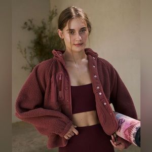 EUC Free People Movement Hit the Slopes Fleece Jacket, Sz medium